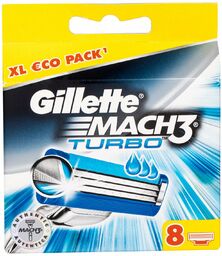 Gillette Mach3 Turbo, Náhradné ostrie 8ks