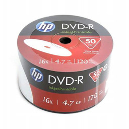 Płyty do archiwizacji danych Hp Dvd-r 16x 4.7GB