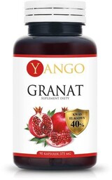 Granat - ekstrakt ze skórki 90 kapsułek Yango