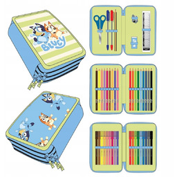 Piórnik rozkładany dla dzieci, CoolPack, Bluey, błękitny