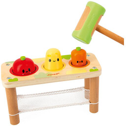 Wbijanka przebijanka z młotkiem Warzywa Farma J03309 Janod