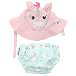 Zoocchini Pieluszka Kąpielowa Z Czapką Jednorożec M