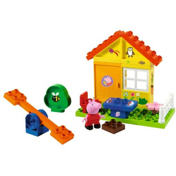 Big, Świnka Peppa, klocki Domek letni