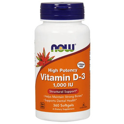 Now Foods Vitamin D-3 1000 IU 360 softgels