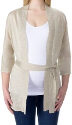 Damski kardigan ciążowy beżowy Bellybutton Maternity, r.XL