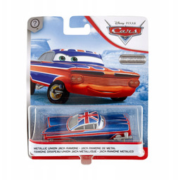 Mattel Cars Auta Metallic Union Jack Ramone Roman