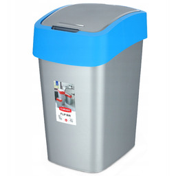 Kosz na śmieci Curver Flip Bin 25L, niebieski
