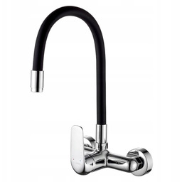 Bateria Kuchenna Ścienna Elastyczna Wylewka Zlew