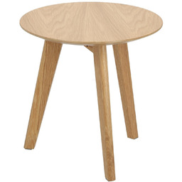 Stolik kawowy okrągły drewniany Sano Intesi dąb naturalny