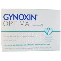Gynoxin Optima 200 mg, 3 kapsułki dopochwowe