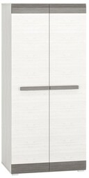 Szafa dwudrzwiowa BLANCO 01 sosna śnieżna/new gray