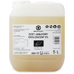 OCET JABŁKOWY 5 % NIEFILTROWANY BIO 5 L