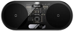 Baseus Digital LED Display podwójna ładowarka bezprzewodowa