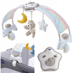 Interaktywny Panel Pałąk Na Łóżeczko Grający Lampka Nocna