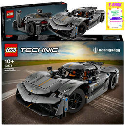 LEGO TECHNIC - SZARY HIPER SAMOCHÓD Koenigsegg Jesko
