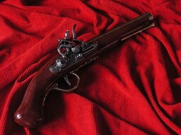 FRANCUSKI PISTOLET SKAŁKOWY Z 1781r (K1053-L)