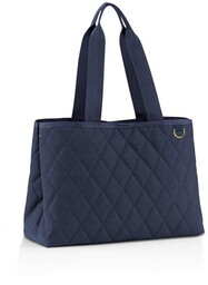 Torba classic shopper L rhombus midnight gold, 12