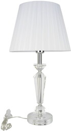 Lampka srebrna kryształ glamour lampa nocna 46,5cm SAC-HJ10043