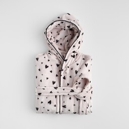 Szlafrok Malorina z motywem serc