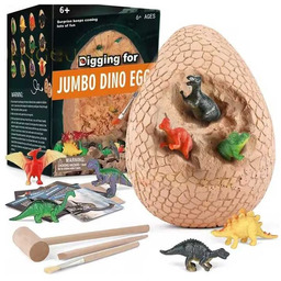 Jajko Jumbo dinozaura XXL wykopaliska kopalnia skamielina archeolog