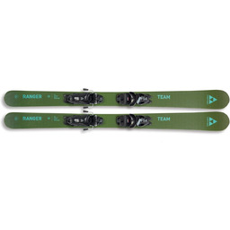Narty Fischer Ranger Team JRS Dziecięce 121cm Oliwkowe