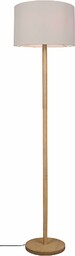 Trio Leuchten Lampa stojąca Korba 401200101, drewno naturalne,