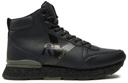 Sneakersy REPLAY Arthur Ry Mid Mid-Top GMS68.000.C0091S Czarny