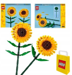Klocki LEGO ICONS Słoneczniki Kwiaty Kwiatki Bukiet Prezent
