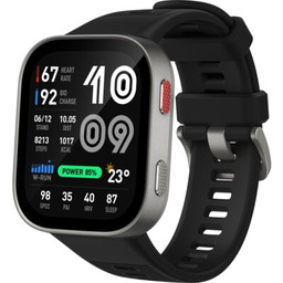 AMAZFIT Smartwatch Bip Max Srebrny Zyskaj