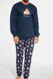 Bawełniana piżama męska Cornette 115/237 Time for us