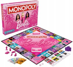 Gra planszowa HASBRO Monopoly MONOPOLY Barbie Wersja polska