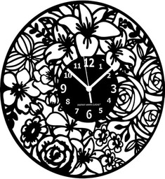Instant Karma Clocks Zegar ścienny Kwiaty Ogród Ogród