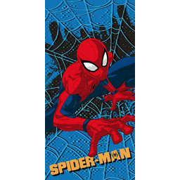 Jerry Fabrics Ręcznik plażowy 70x140 Spider-man niebieski szybkoschnący