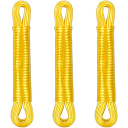 Relaxdays Linka do prania zestaw 3 sztuk, 20