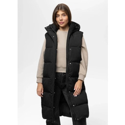 Długi bezrękawnik damski kamizelka Pit Bull Ashley czarna