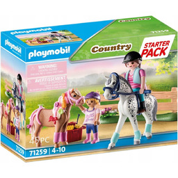 PLAYMOBIL 71259 STARTER PACK PIELĘGNACJA KONI