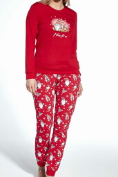 Bawełniana piżama damska Cornette 671/346 Time for us