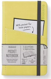Bookaroo Notatnik Journal Pocket A6 - Limonkowy -