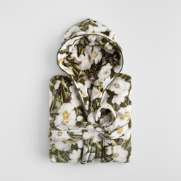 Szlafrok Emeris z motywem kwiatowym