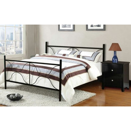 Łóżko metalowe Stefan ze stelażem