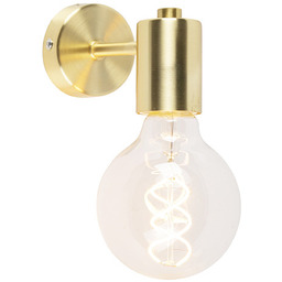 Inteligentna lampa ścienna w stylu art deco złota