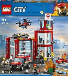 LEGO City, klocki Remiza strażacka, 60215