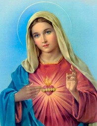Wyklejanka Haft Diamentowy Serce Maryi