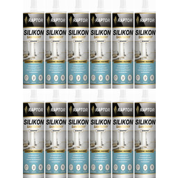 Silikon sanitarny bezbarwny 280ml Raptor