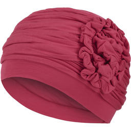 Turban Lotus-Uni Bamboo by Christine Headwear, ciemnoczerwony, One