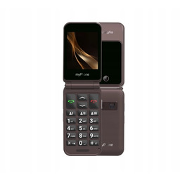 Telefon komórkowy z klapką myPhone Harmony Lte Brązowy