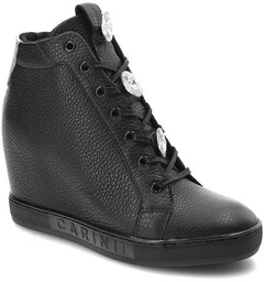 Czarne Sneakersy Carinii Damskie Stylowe Obuwie
