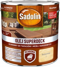 Sadolin Olej Superdeck Do Tarasów 2,5L Bezbarwny