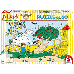 Schmidt Spiele 56446 Pippi długie pończochy, najsilniejsza dziewczyna
