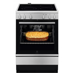 Kuchnia ceramiczna Electrolux LKR64004SX 73L Inox Grill Pizza